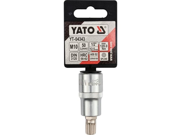 Yato Spline 1/2" M10 x 55mm hylsy (YT-04343)