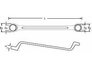 Proxxon ringfastnøkkel 10 x 11 mm (PR23874)