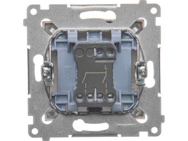 Kontakt-Simon DW5A.01/46, Plast, Pronssi, IP20, IP44, 250 V, 16 A, 75 mm
