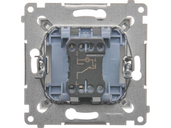 Kontakt-Simon DW6AL.01/11, Muovi, Valkoinen, IP20, IP44, 250 V, 16 A, 75 mm