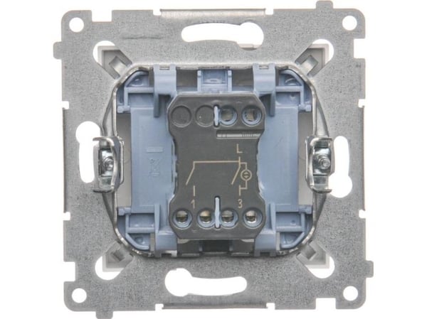 Kontakt-Simon DW5ABL.01/11, Muovi, Valkoinen, IP20, IP44, 250 V, 16 A, 75 mm