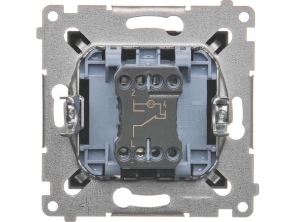 Kontakt-Simon DW6AL.01/48, Plast, Anthracit, IP20, IP44, 250 V, 16 A, 75 mm