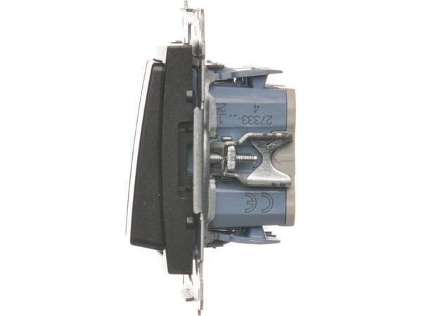 Kontakt-Simon DZW2.01/48, Plast, Anthracit, IP20, 250 V, 10 A, 75 mm