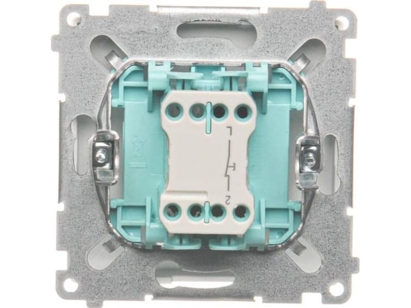 Kontakt-Simon BMPR1.01/11, Painikekytkin, Muovi, Valkoinen, IP20, IP44, 250 V, 10 A