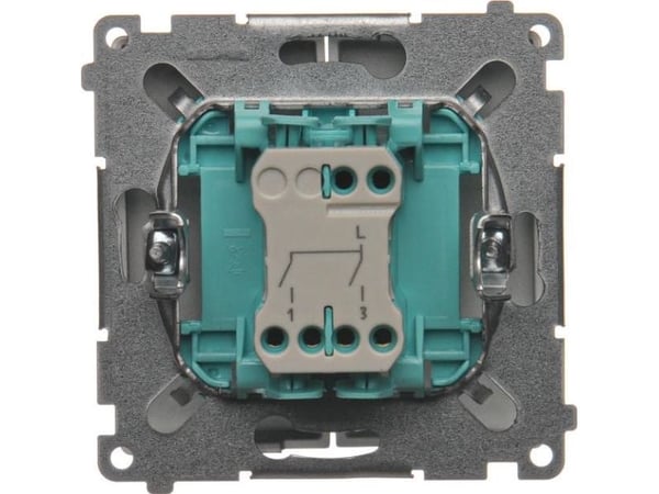 Kontakt-Simon BMW5.01/21, Muovi, Ruostumaton teräs, IP20, IP44, 250 V, 10 A, 75 mm