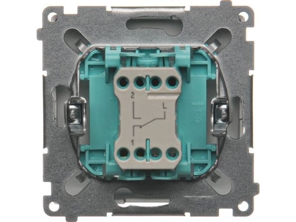 Kontakt-Simon BMW6.01/21, Plast, ruostumaton teräs, IP20, IP44, 250 V, 10 A, 75 mm
