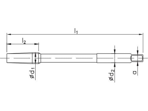 Fanar maskintapp venstregjenger M42 forlenget (F1-251001-0420)