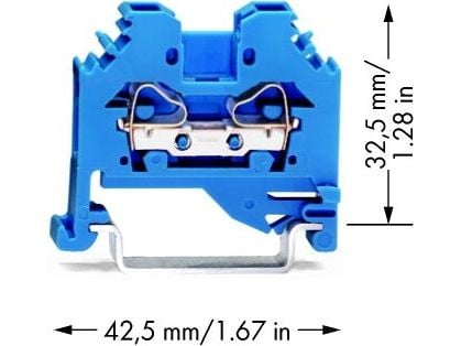 Wago 281-104, 6 mm, 42,5 mm, 32,5 mm, 800 V