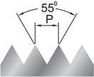 Fanar gjengeinnsats 3/8" (N1-121001-7229)