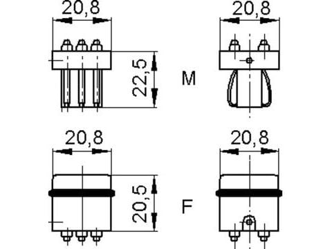 LAPP skruvplint EPIC STA 6 SS (10486100)