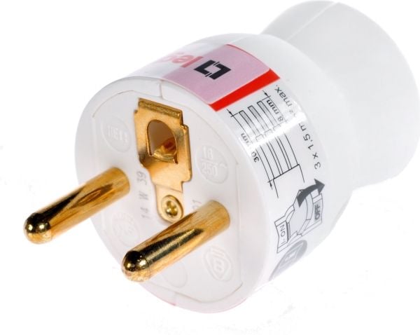 Legrand bärbart vägguttag 2P+J 16A vit (50100)
