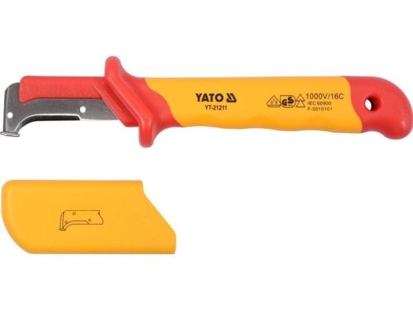YATO KNIV FOR ELEKTRIKER DEMONTERING VDE 38x155mm