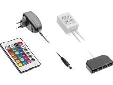 GTV LED RGB-kontroller mini med fjernkontroll 12/24V (LD-KONMINI-RGB)