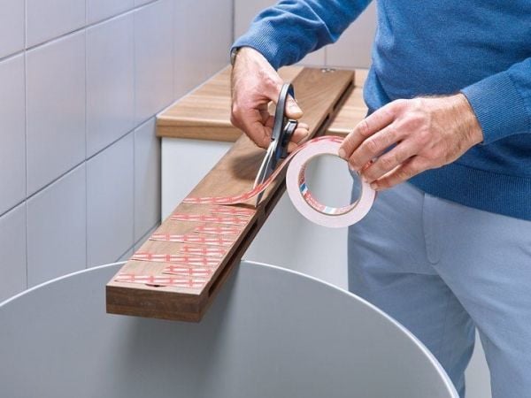 TESA dobbelsidig POWERBOND-tape 5 m x 19 mm for plate