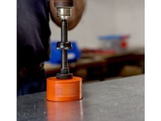 Bahco 3830-95-VIP, Enkelt, Bor, Metall, Plast, Rustfritt stål, Stål, Tre, Oransje, Koboltstål, Bimetall