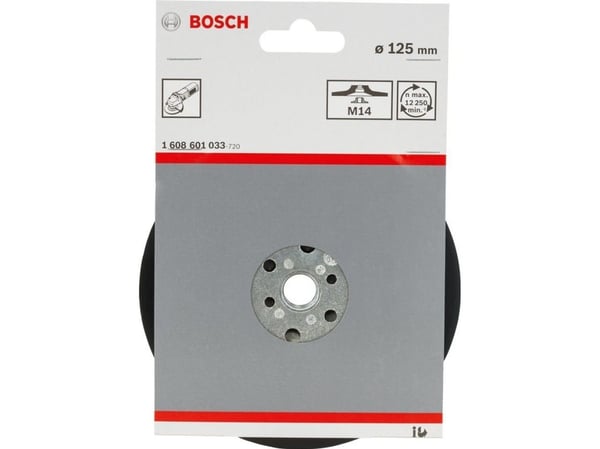Bosch GUMMIBAGSKIVE 125MM M14 TIL VINKELSLIBER