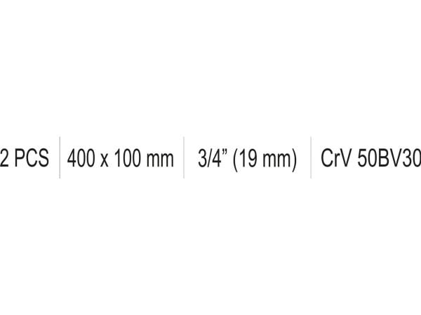 YATO KNAPP 3/4 400x100mm TYPE L 13475