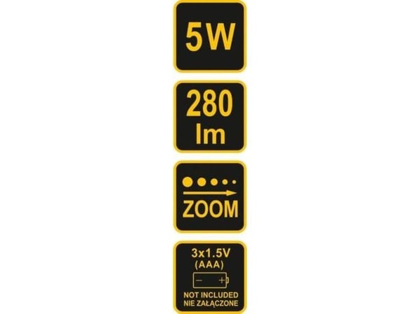 VOREL ŽIBINTUVELIS 5W 135 x 40 mm 88555