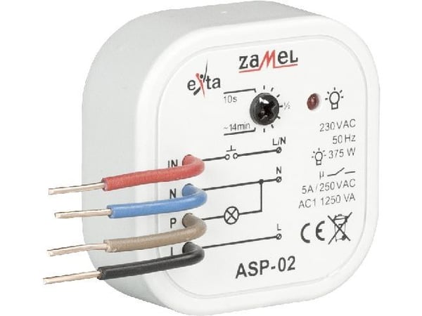 Zamel trappautomat 230V AC ASP-02 (EXT10000014)