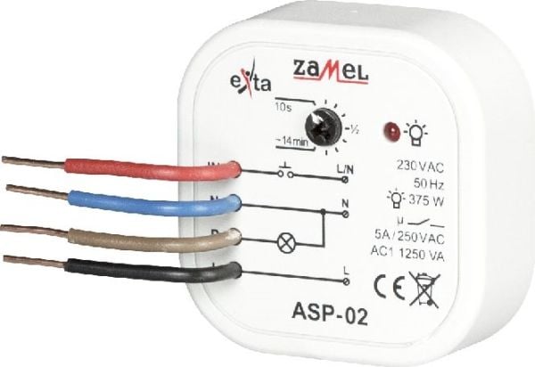 Zamel trappautomat 230V AC ASP-02 (EXT10000014)