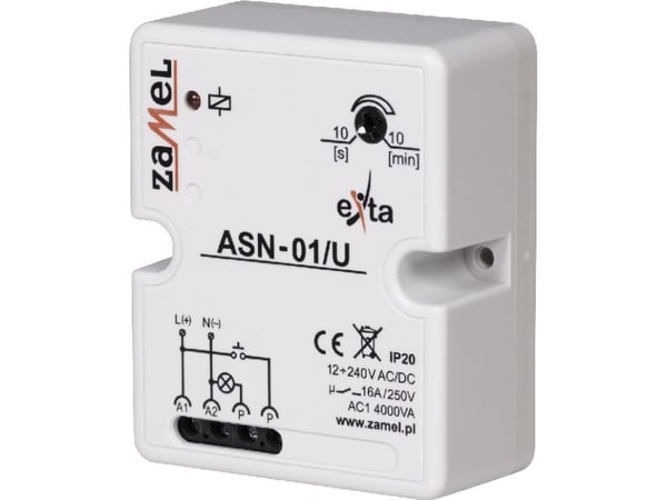 Zamel automaattinen portaiden ohjain 12-240V AC/DC ASN-01/U (EXT10000011)