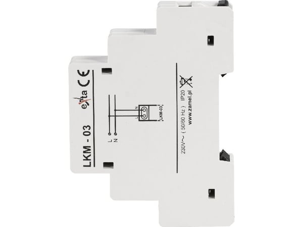 Zamel Strømindikator 230V LED grønn LKM-03-20 (EXT10000045)