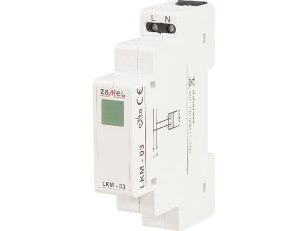 Zamel Strømindikator 230V LED grønn LKM-03-20 (EXT10000045)