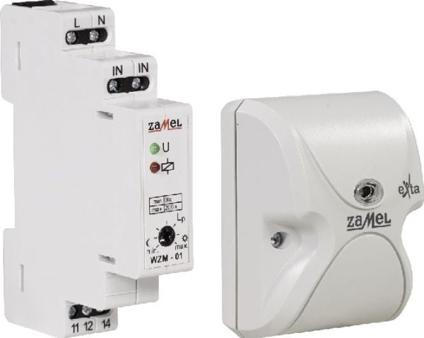 Zamel hämäräkytkin anturilla SOS-01 16A 230V 0-200lx AC WZM-01/SOS (EXT10000143)