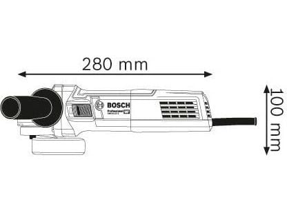Kampin-sliper Bosch GWS 9-115 S; 900 W