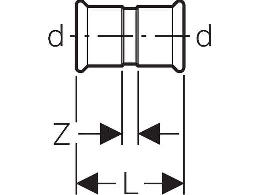 Kaksoishylsy cu 15mm
