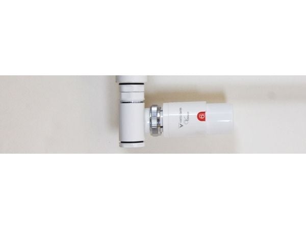 Varioterm radiator-/varmesett Integra høyre hvit (IGS0206CFK/P)