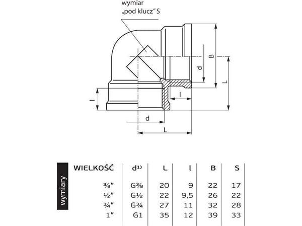 Perfexim kne mosiezne 1/2" (07-213-0150-000)