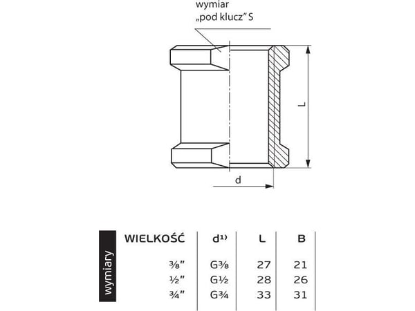 Messingkobling krom GW 1/2" (07-454-0150-000)