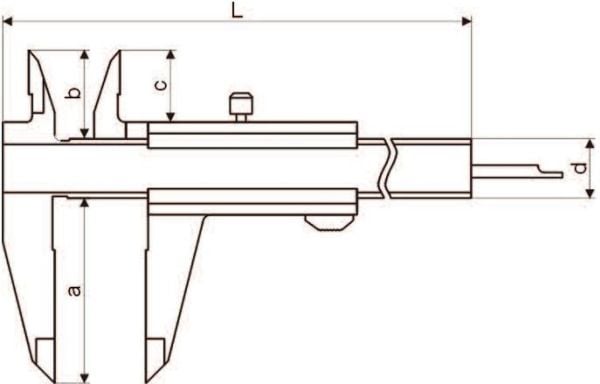 Gimex skyvelære 100 x 30 mm (201.001)