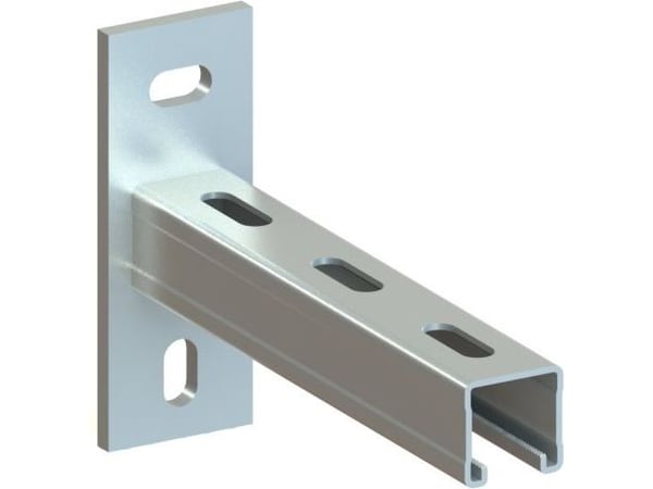Niczuk Asennusprofiili tyyppi MF2,5 41 x 41 x 2,5 mm, varren pituus 560 mm (0941415600)
