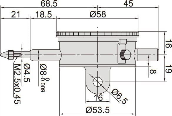 INSIZE-säädin 150 MAUA 0.02 SQ (1205-1501S)