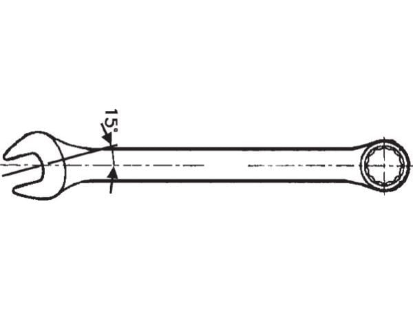 Teng Tools fastnøkkel 15 mm 116490806