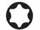 Teng Tools L-tyypin T15 torx-kara-avain (17283-0408)