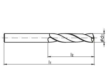 Metal drill bit FANAR HSS cylindrical 13.5mm (W2-101811-1350)