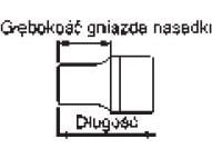 Teng Tools TX stikkontakt. Med □ 1/2″ skaft. Teng Tools M120710-C / M120724-C - 112070701