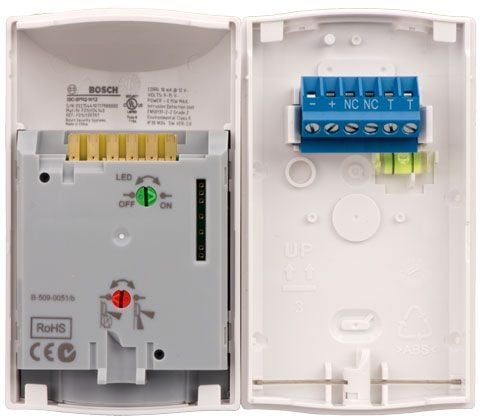 Bosch ISC-BPR2-WP12, Hvit, Koblet med ledninger (ikke trådløs), 150 - 2000 MHz, 100 mA, 10 mA, 9 - 15 V