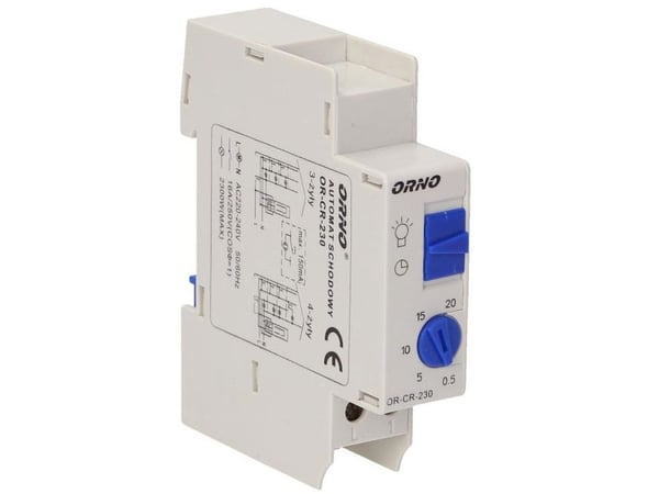 Orno trappeautomat 16A 1-z 0,5-20 min (OR-CR-230)