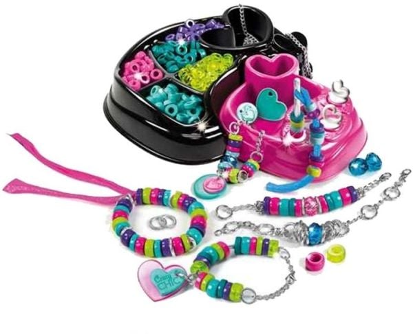 Clementoni Crazy Chic, Children''s jewellery bracelet making kit, 7 vuosi/vuosia, Valikoidut värit, 100 kpl