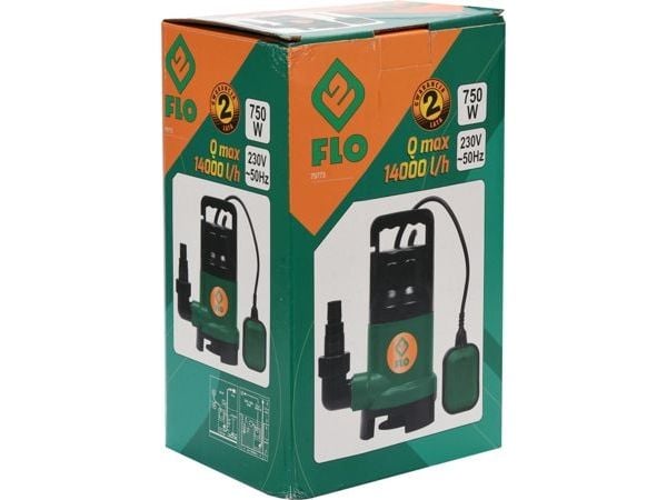 FLO SKITTEN VANNPUMPE 750W 79773