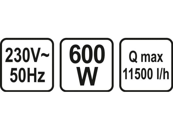 TG.STHOR dränkbar smuts-/avloppspump 600W 79783