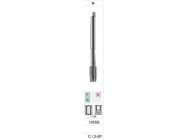 Fanar gjengekran G 3/4" DIN-5156B HSSE 800 - D2-111101-3135