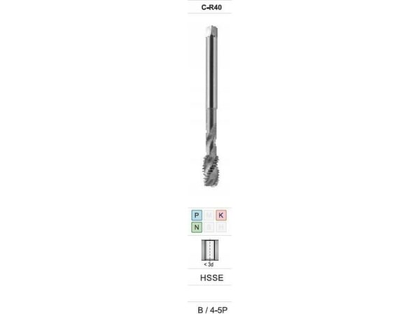 Fanar THREAD G 1" DIN-5156C R40 HSSE 800 - D2-511101-3139