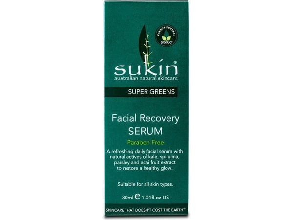Sukin Super Greens Detoxifying and repairing face serum 30ml