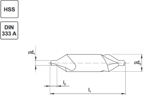 Fanar spiralbor NWRC 5,00 HSS - W1-011021-0500