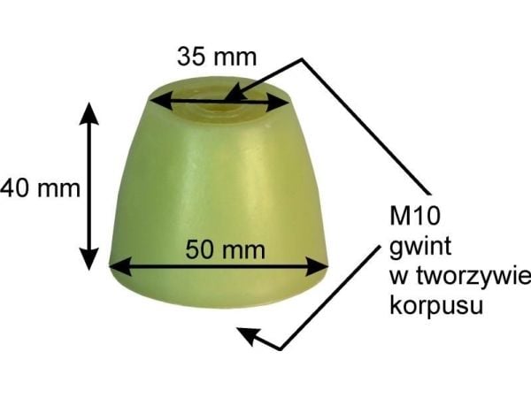 Simet stödisolator vit (SW-4 I04-1)
